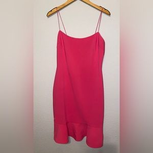 Hot pink cocktail dress